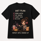 Cute Gamer Girl Anime T-Shirt Collection