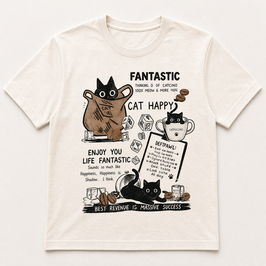 Funny Cat Graphic T-Shirt Collection