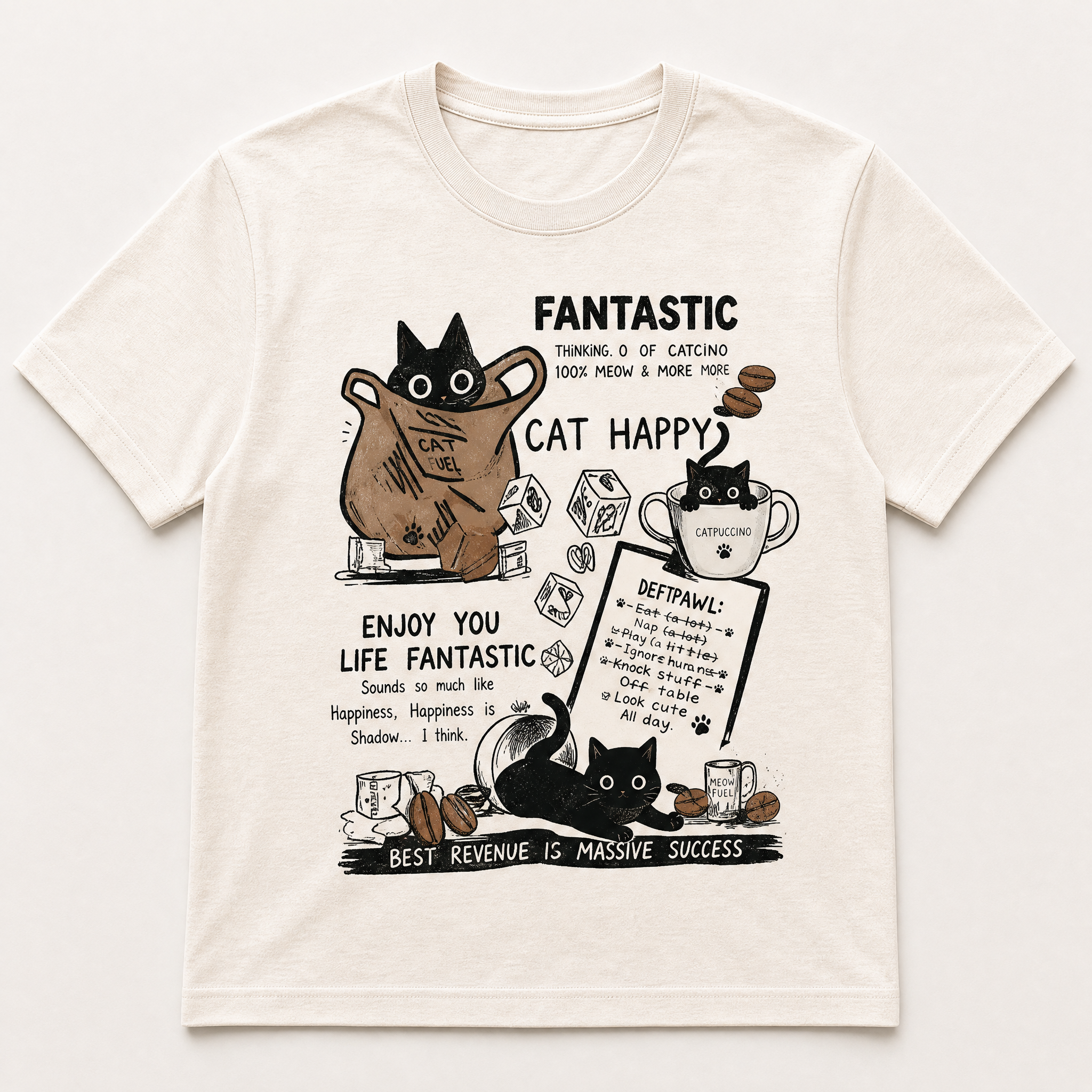 Funny Cat Graphic T-Shirt Collection