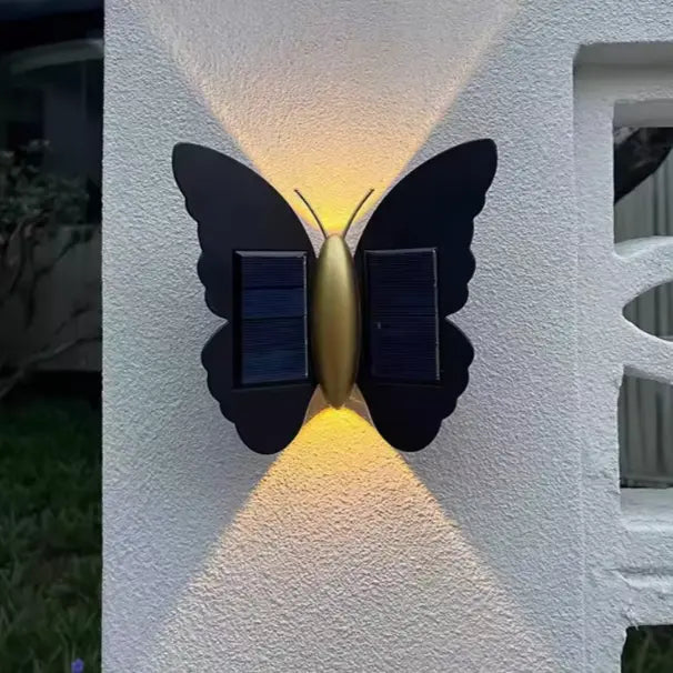 Solar Butterfly Wall Light – Waterproof Outdoor LED Garden & Fence Light Grab3