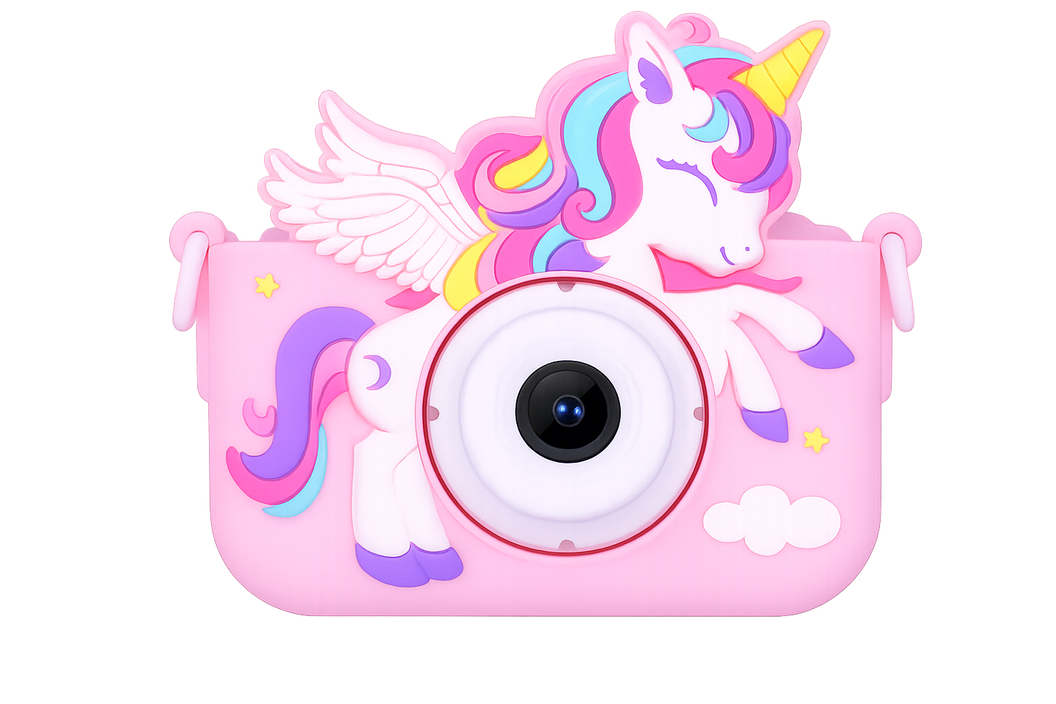 Screen-Free Fun Camera with Games – Purple, Pink Unicorn & Green Dinosaur