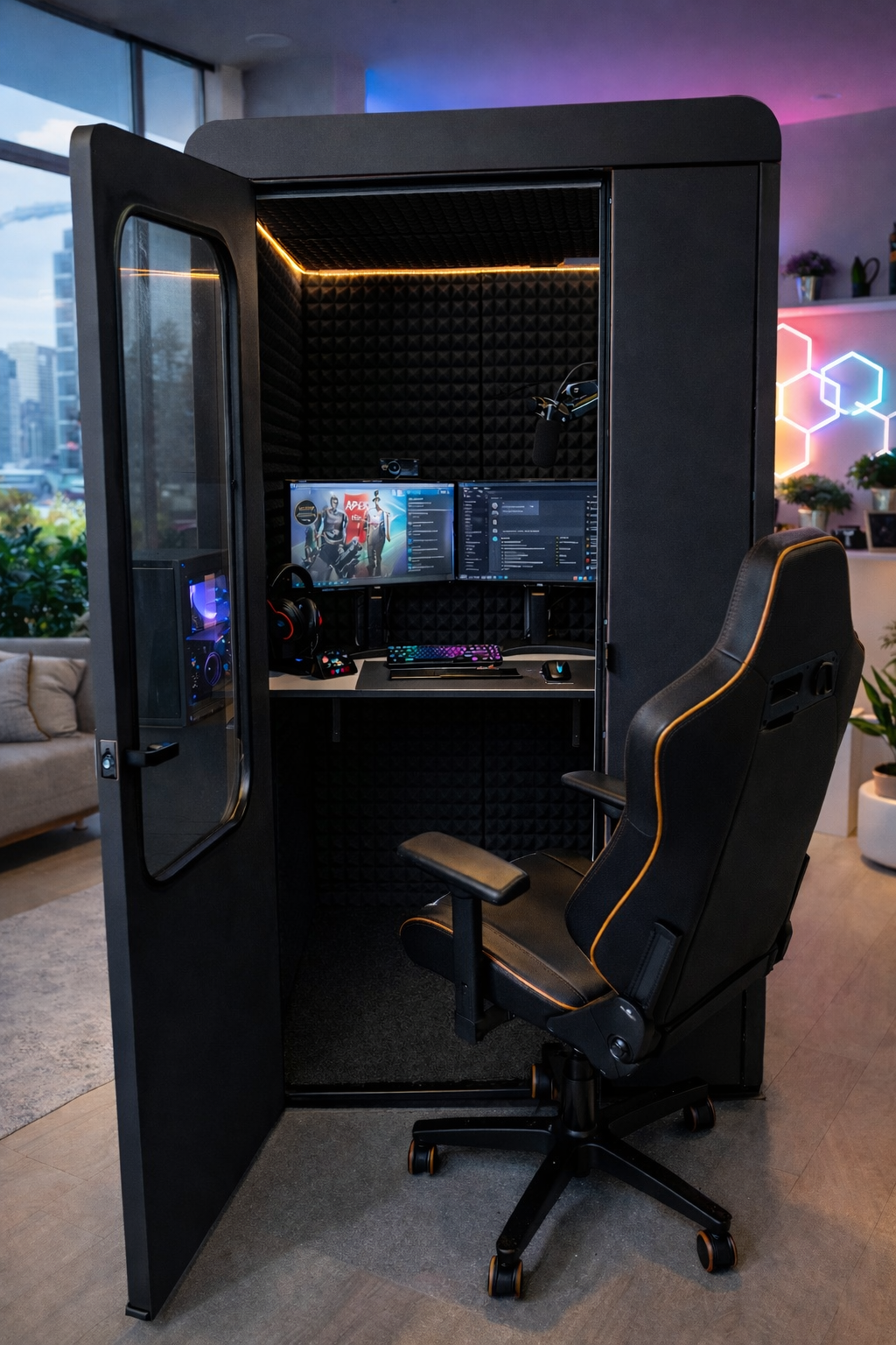 Soundproof Booth for Home & Office – HushPod™ Quiet Work & Recording Booth
