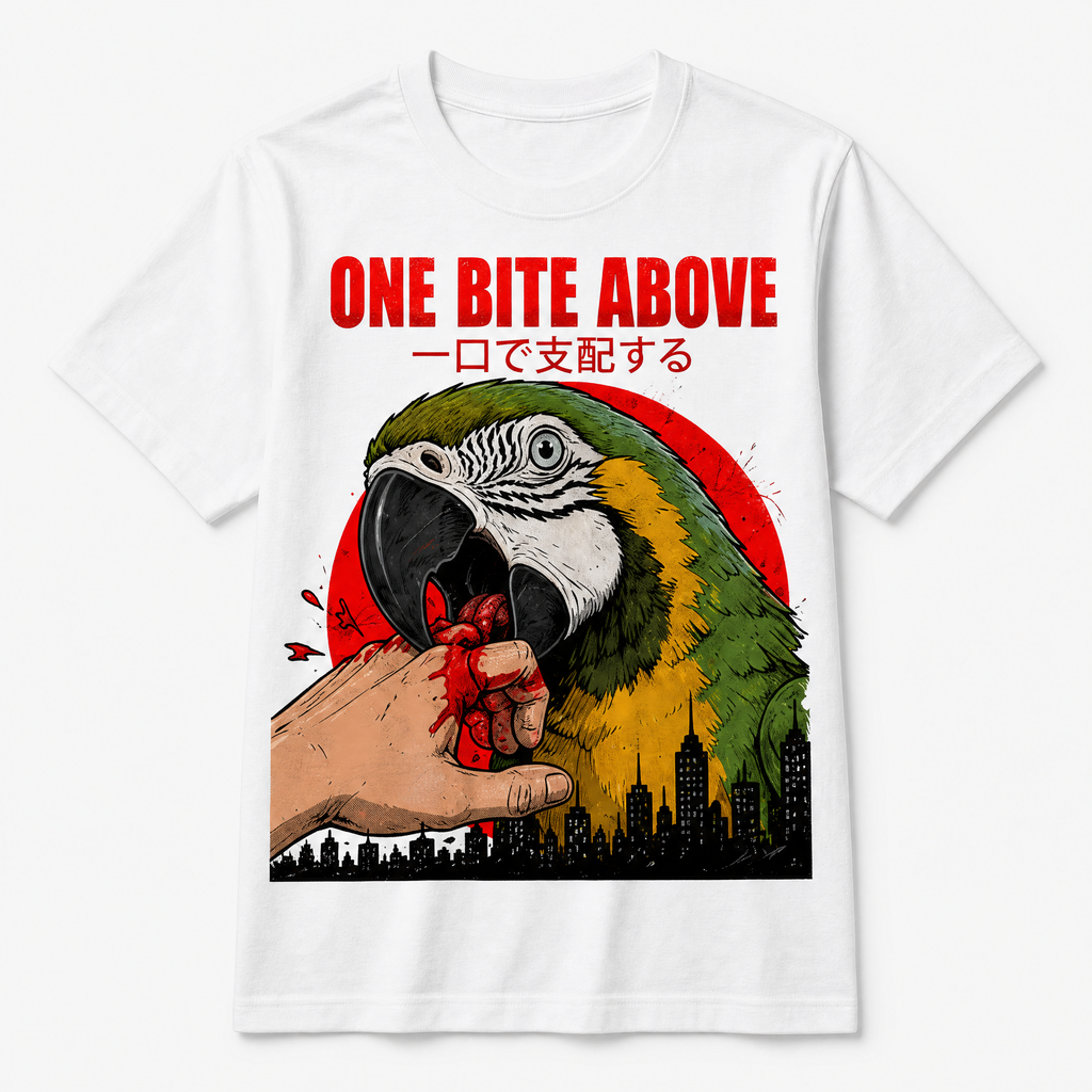Funny Parrot Graphic T-Shirts | Retro Style Bird Lover Tees