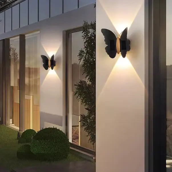 Solar Butterfly Wall Light – Waterproof Outdoor LED Garden & Fence Light Grab3