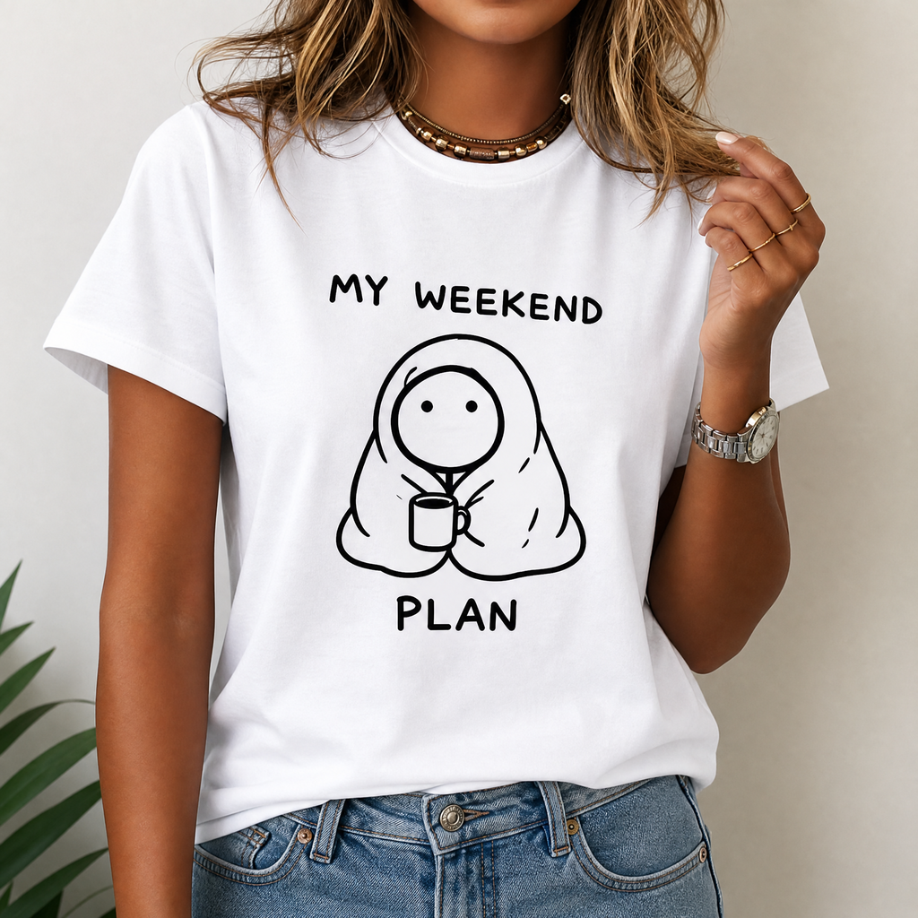 Minimalist Graphic T-Shirts – Funny Mood & Introvert Slogan Tees
