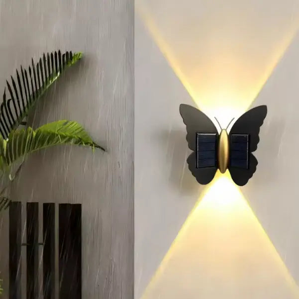 Solar Butterfly Wall Light – Waterproof Outdoor LED Garden & Fence Light Grab3