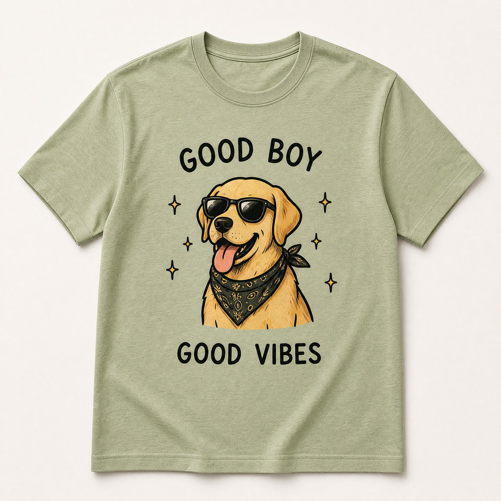 Funny Labrador Retriever Illustrated Graphic Tees