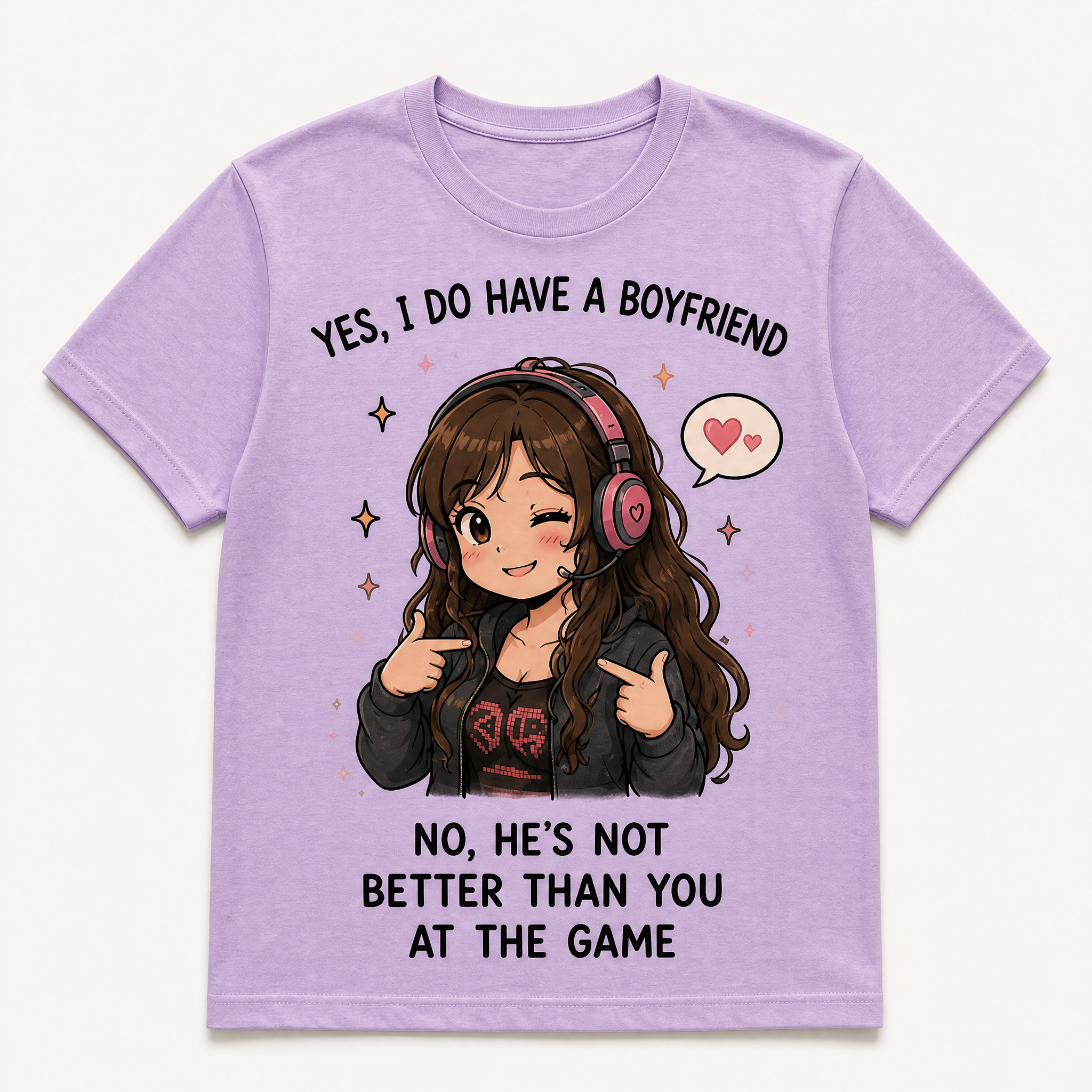 Cute Gamer Girl Anime T-Shirt Collection