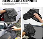 MagicWipe XXL Microfiber Wipes 3-Pack 40x60cm – Streak-Free, Thickened & Reusable for Car, Home & Bathroom