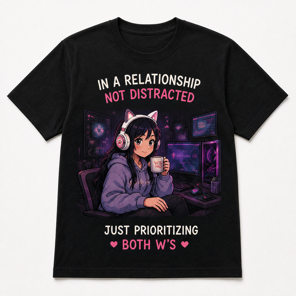 Funny Matching Gaming Graphic Tees for Couples & Girlfriends