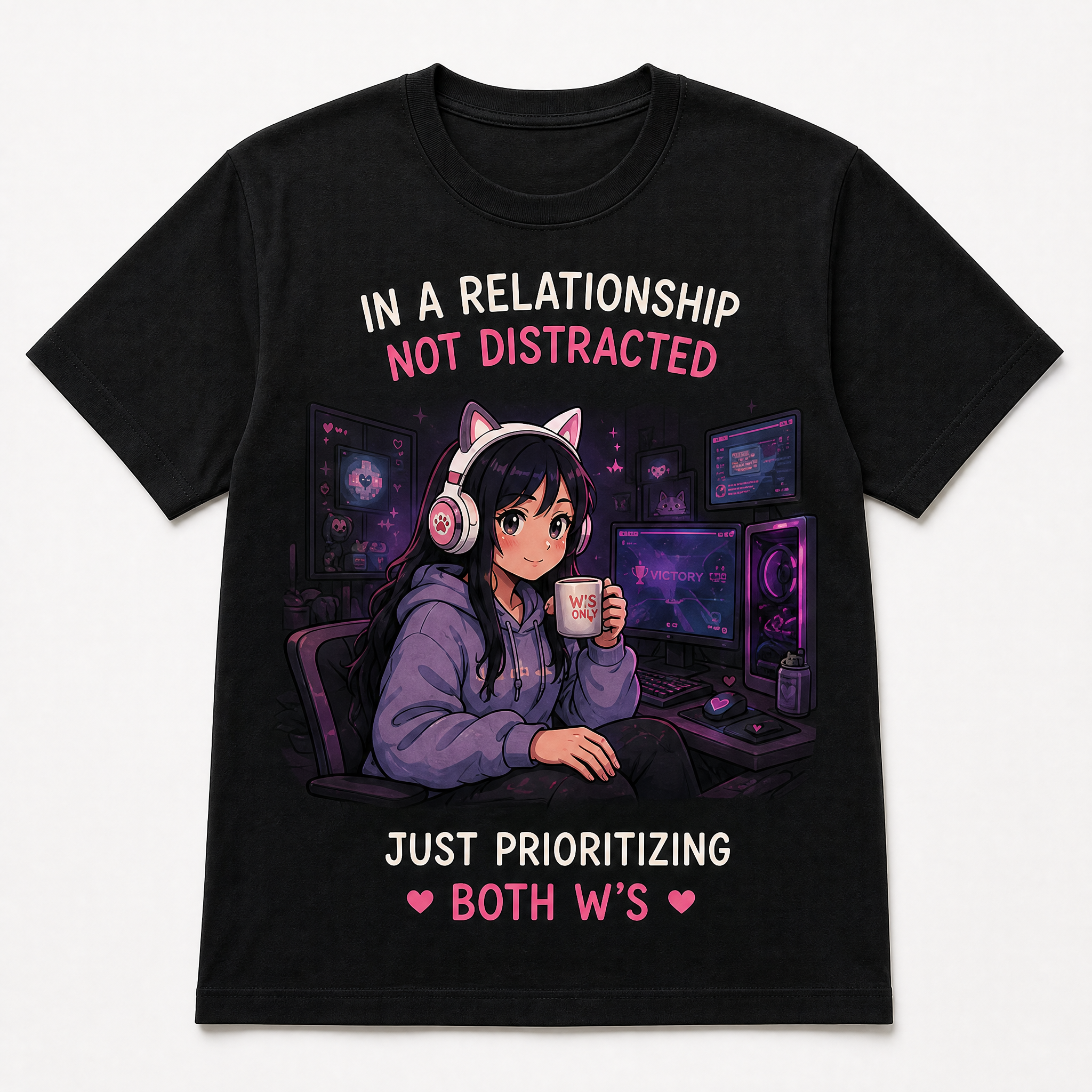 Funny Matching Gaming Graphic Tees for Couples & Girlfriends