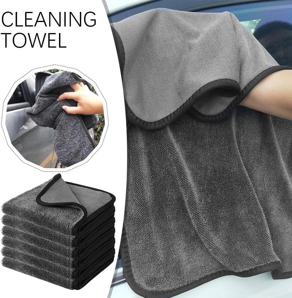 MagicWipe XXL Microfiber Wipes 3-Pack 40x60cm – Streak-Free, Thickened & Reusable for Car, Home & Bathroom