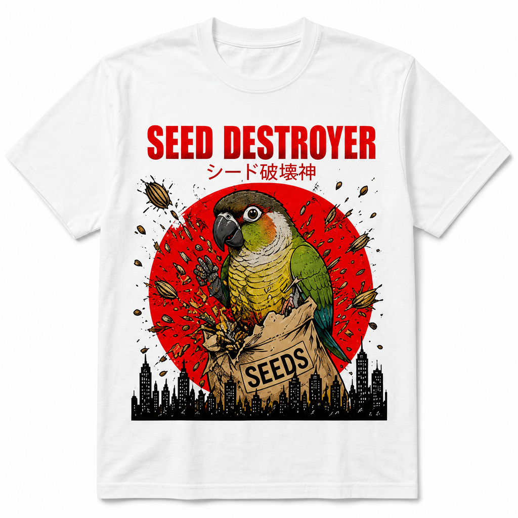 Funny Parrot Graphic T-Shirts | Retro Style Bird Lover Tees