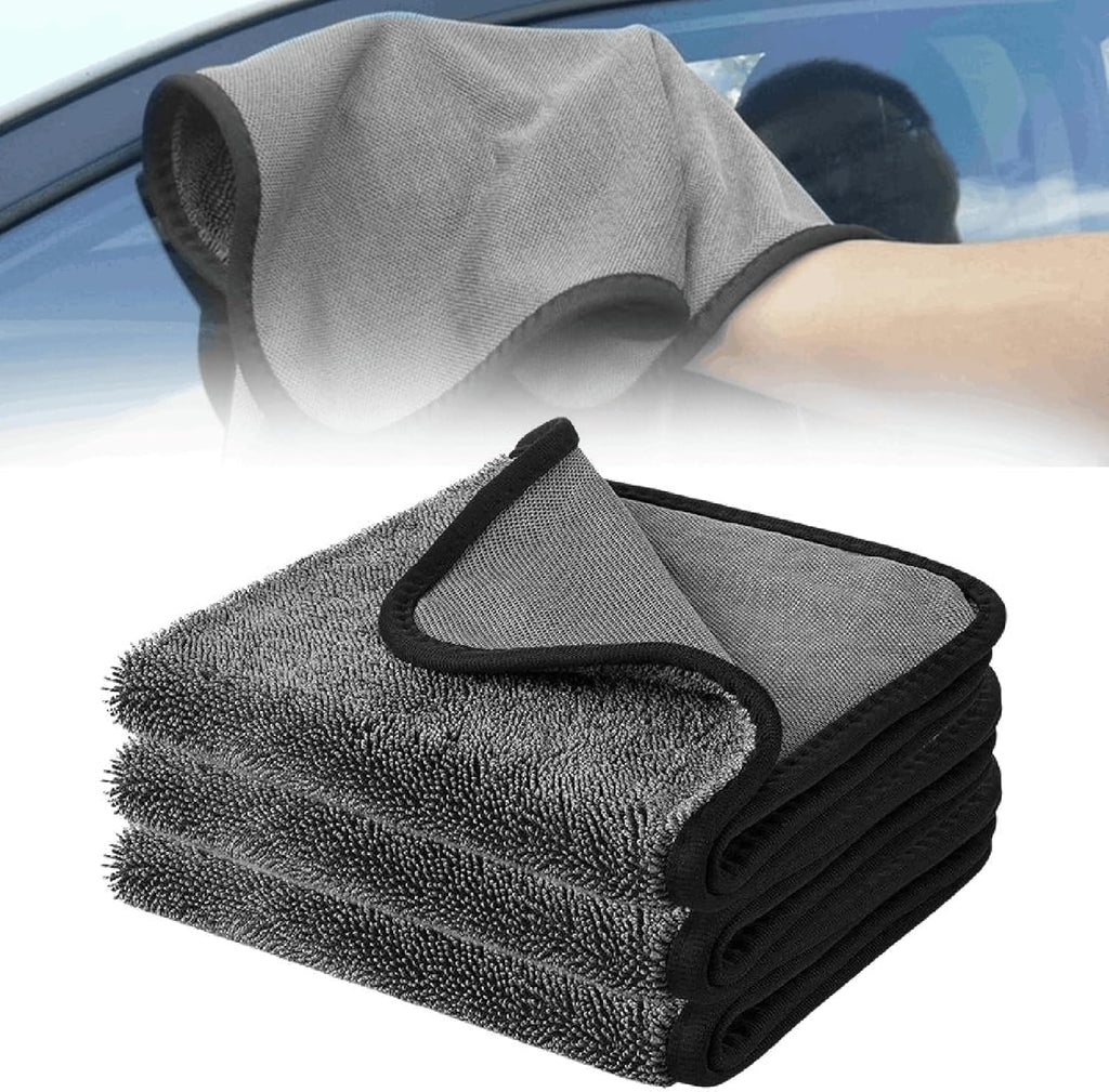 MagicWipe XXL Microfiber Wipes 3-Pack 40x60cm – Streak-Free, Thickened & Reusable for Car, Home & Bathroom