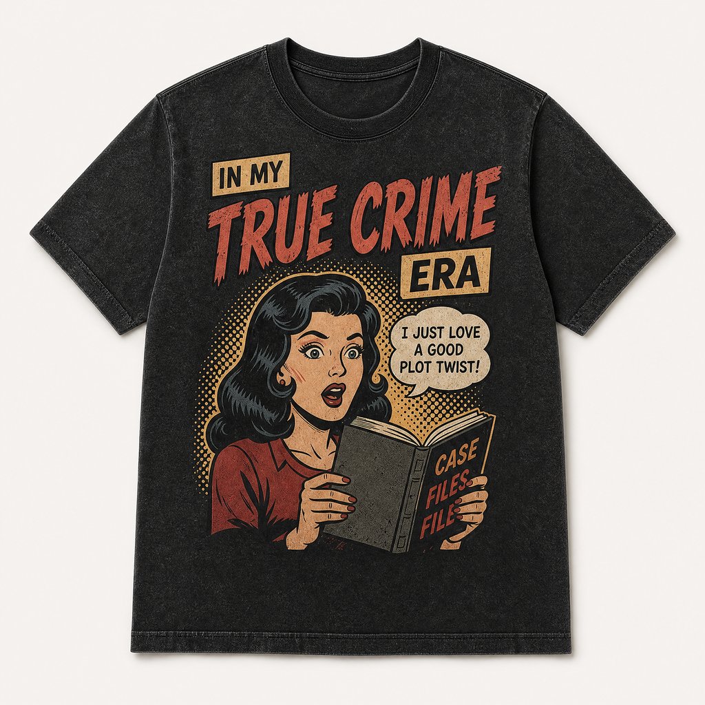 The Ultimate True Crime Aesthetic Graphic Tee Collection