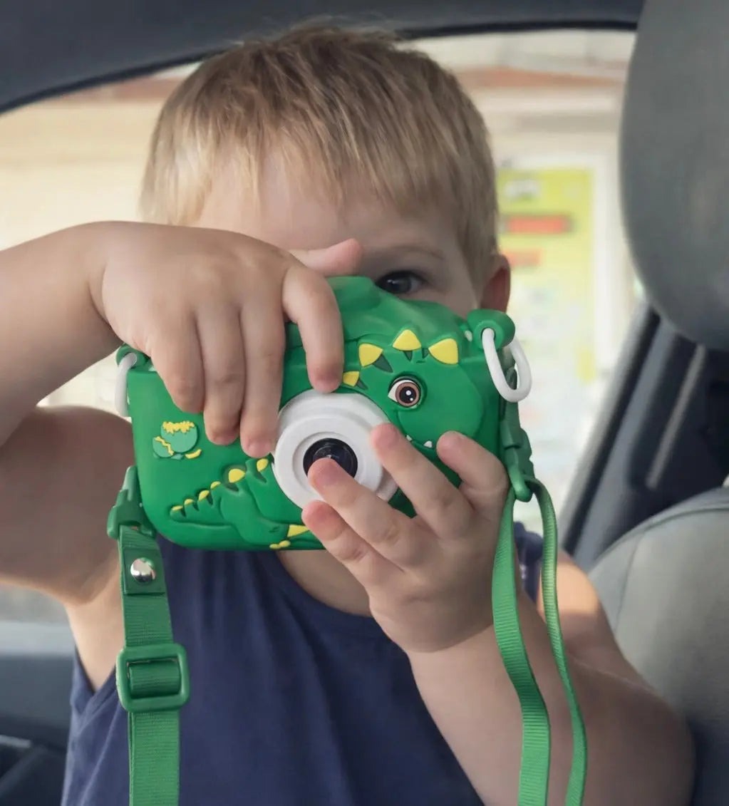 Kids Digital Camera with Games – Cute Dinosaur & Unicorn Toddler Camera Grab3