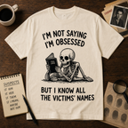 The Bookish True Crime Collection | Graphic Tees for Readers & Mystery Lovers