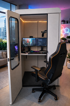 Soundproof Booth for Home & Office – HushPod™ Quiet Work & Recording Booth