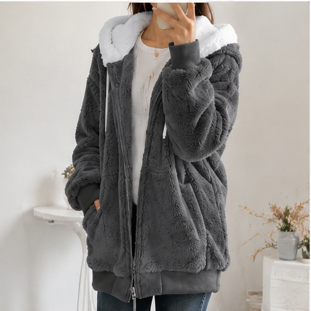 Womens warm hoodie