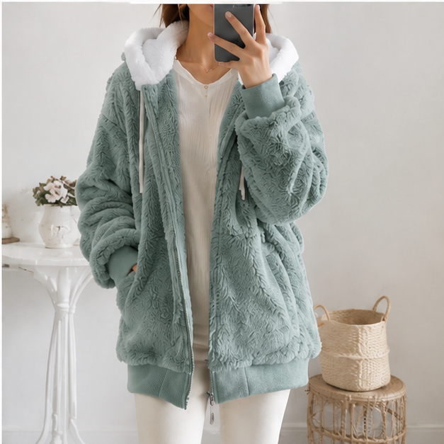 Womens warm hoodie