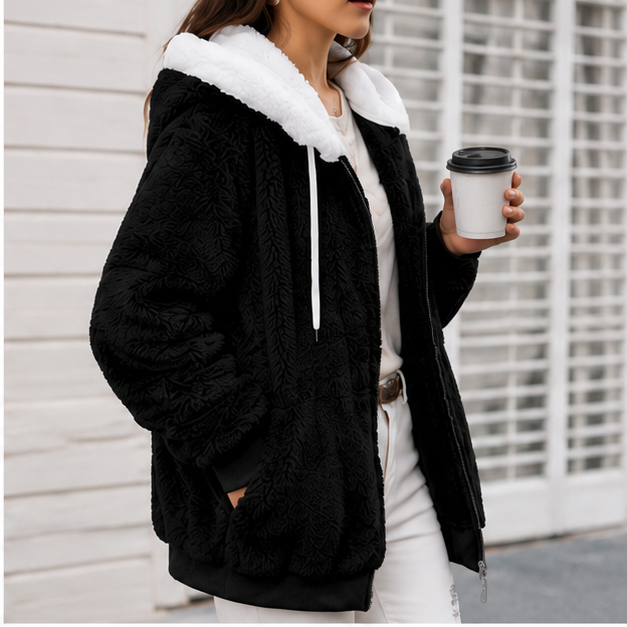Womens warm hoodie