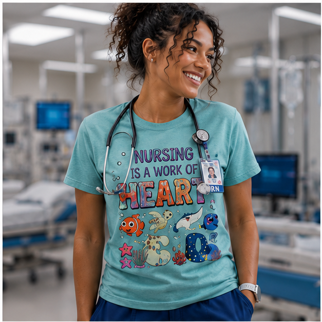 Awesome Nurse Life Graphic Tee Collection