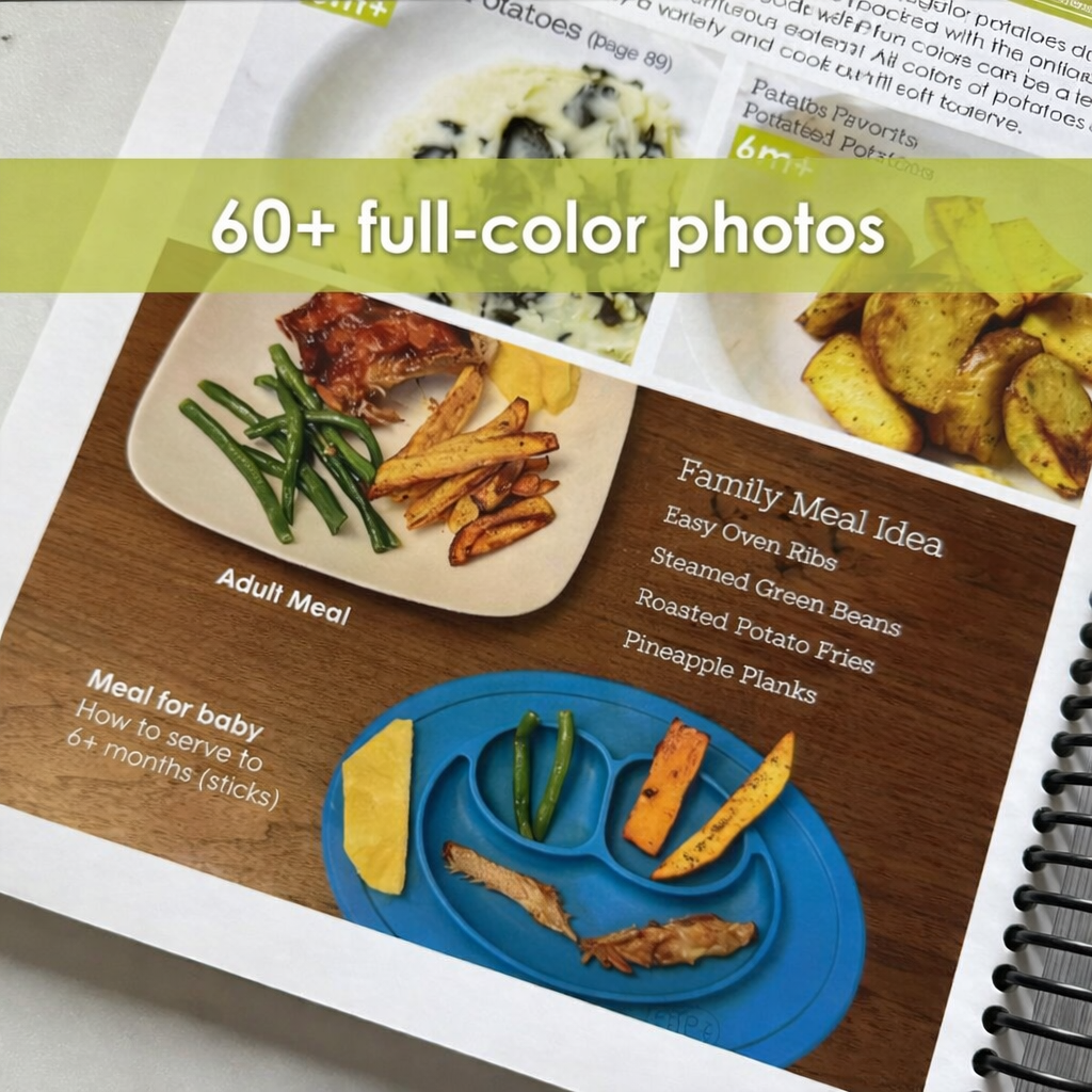 The Ultimate Baby-Led Weaning Binder – 101 First Foods Checklist & Complete Printed Guide for Starting Solids