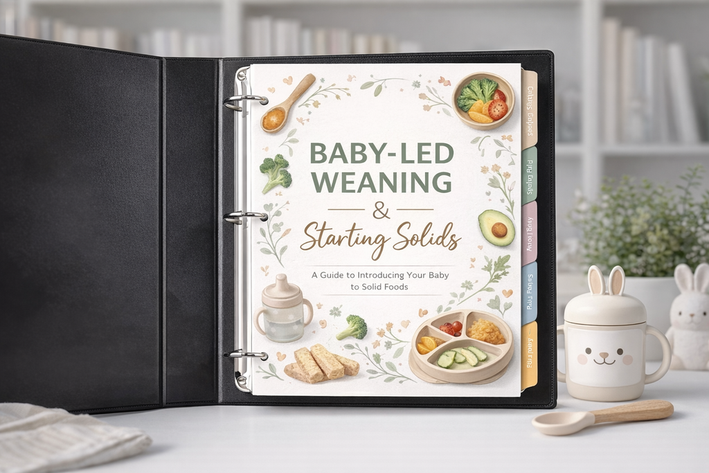 The Ultimate Baby-Led Weaning Binder – 101 First Foods Checklist & Complete Printed Guide for Starting Solids