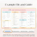 Digital Baby Shower Planner Google Sheet | Complete Event Planning Organizer Grab3
