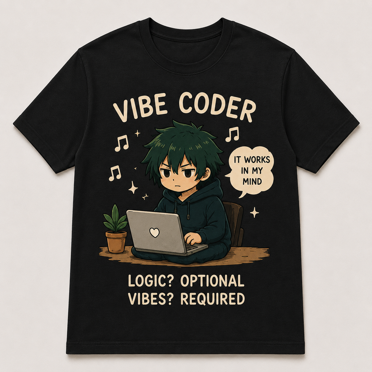 Vibe Coder & Vibe Coding Graphic T-Shirt