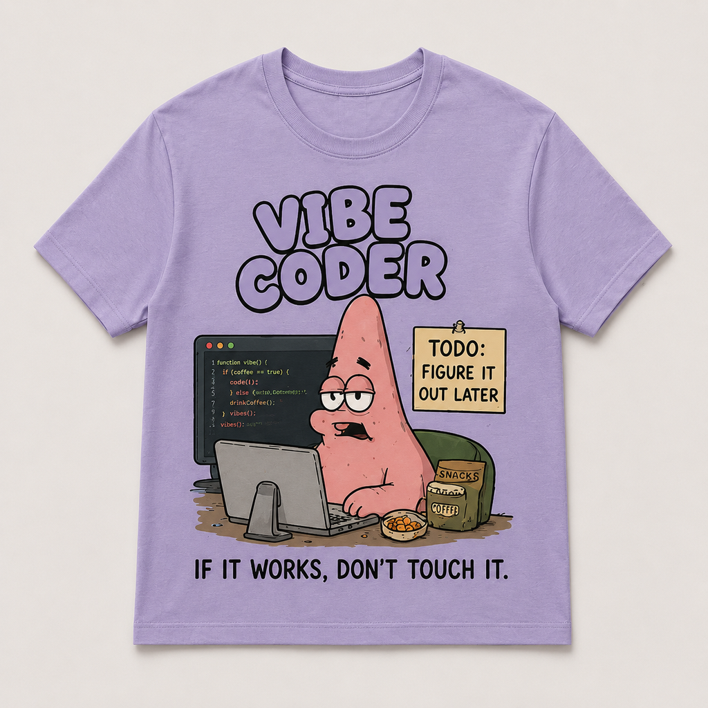 Vibe Coder & Vibe Coding Graphic T-Shirt