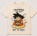 Retro Anime Graphic T-Shirt – Funny Manga Parody Apparel