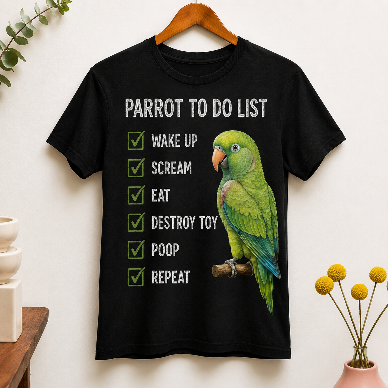 I Don’t Need Therapy, I Just Need My Parrot T-Shirt
