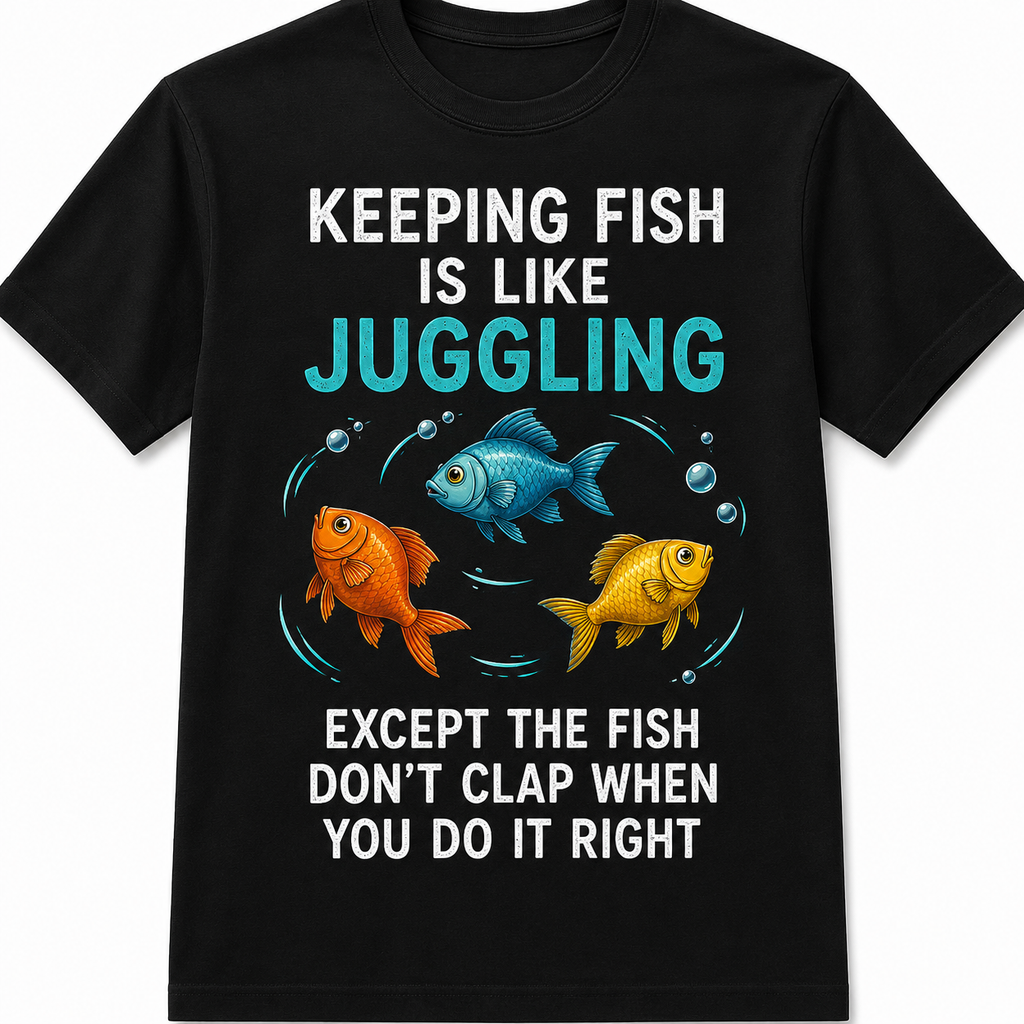 Keeping Fish Is Like Juggling T-Shirt