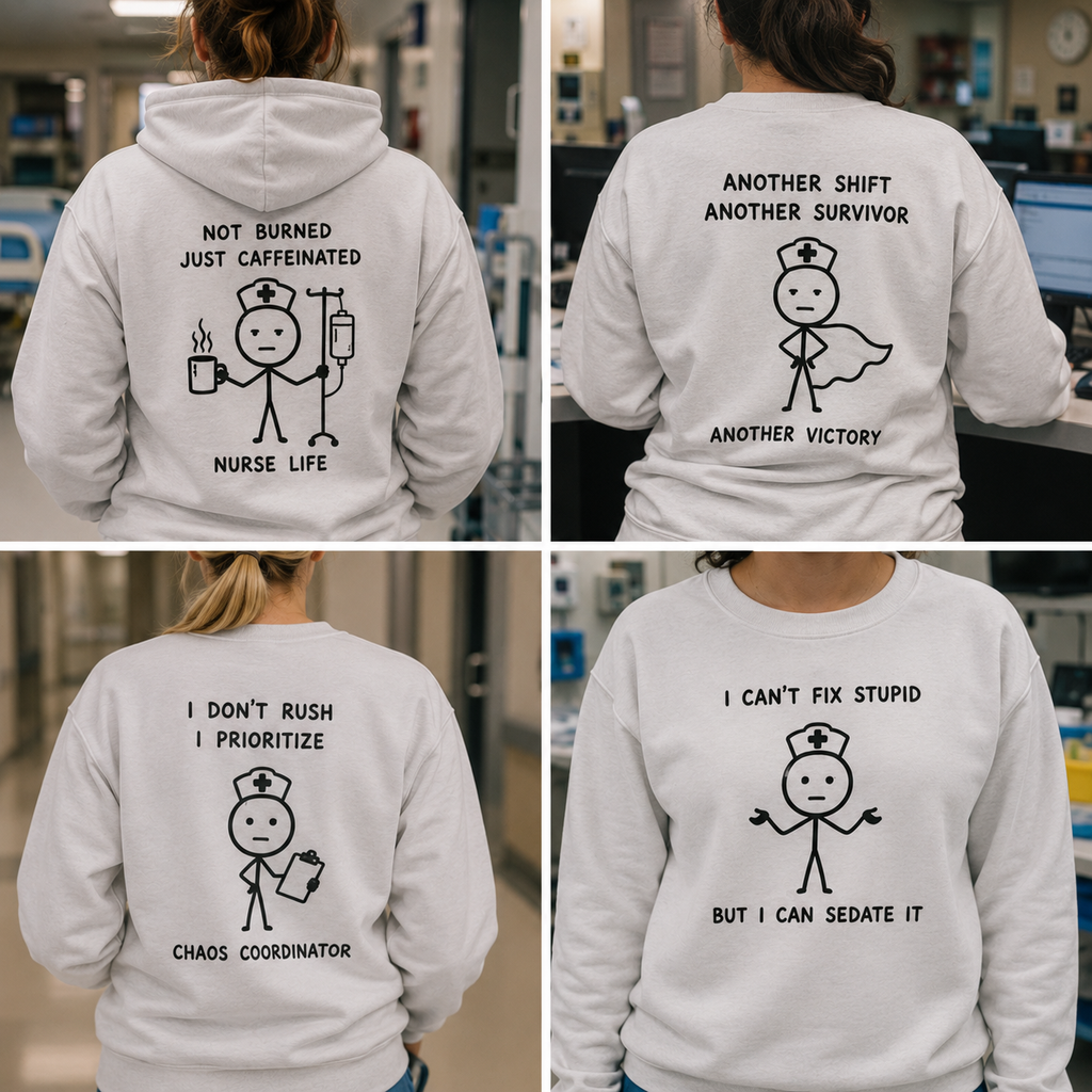 Funny Nurse Graphic T-Shirts and Hoodies