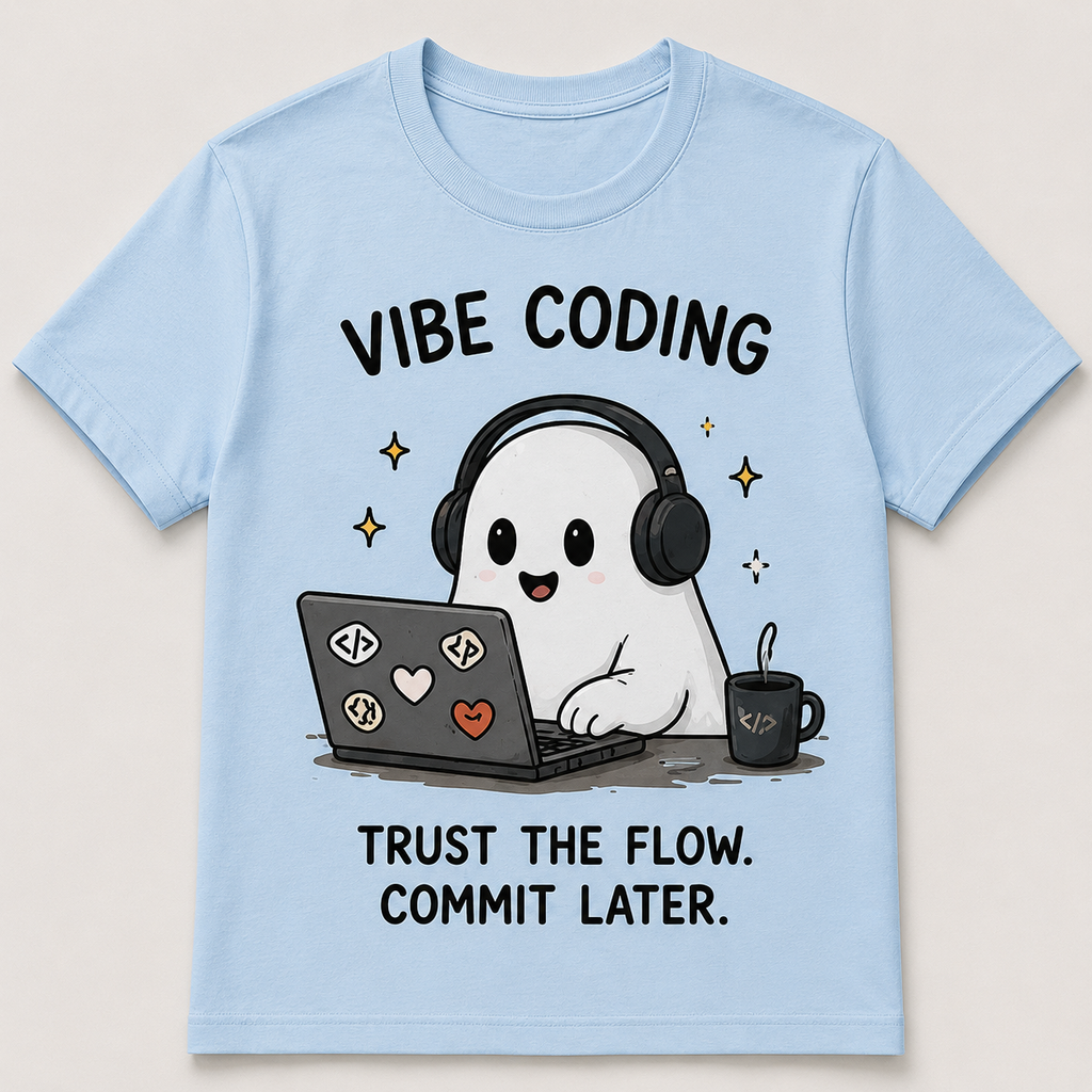 Vibe Coder & Vibe Coding Graphic T-Shirt