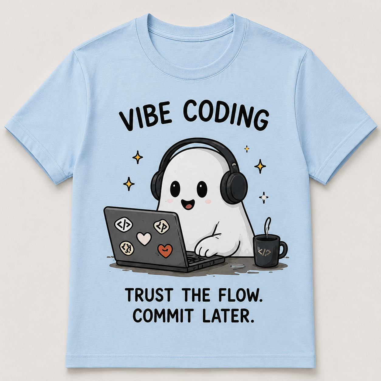 Vibe Coder & Vibe Coding Graphic T-Shirt