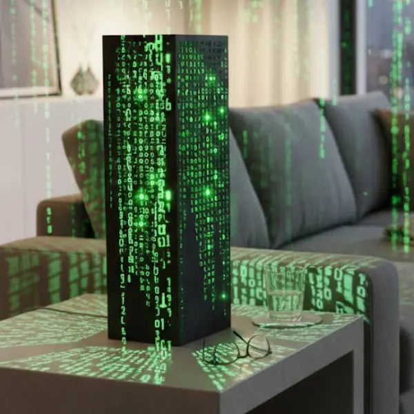 Matrix Style LED Code Lamp – Cyberpunk Gaming Desk & Ambient Night Light Grab3