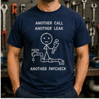Minimalist Graphic T-Shirts Tees (Plumber)