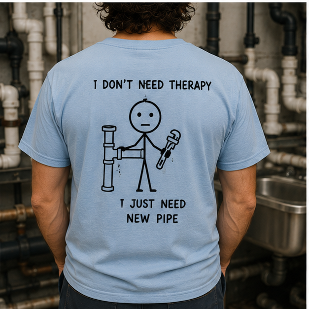 Minimalist Graphic T-Shirts Tees (Plumber)