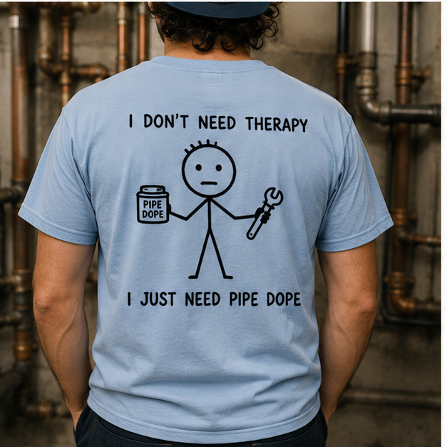 Minimalist Graphic T-Shirts Tees (Plumber)