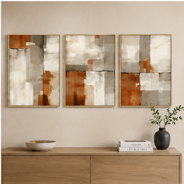 Abstract Art 3-Piece