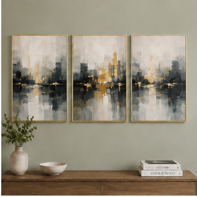 Abstract Art 3-Piece