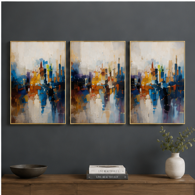 Abstract Art 3-Piece