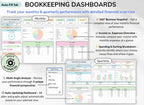 Small Business Bundle | Bookkeeping, Inventory & Order Tracking Templates Grab3