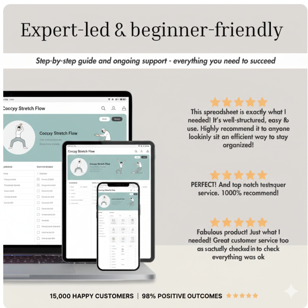 60 Day Coccyx & Tail Bone Relief Program