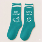 The Purr-fectly Cozy Illustrated Crew Sock Collection