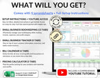 Small Business Bundle | Bookkeeping, Inventory & Order Tracking Templates Grab3