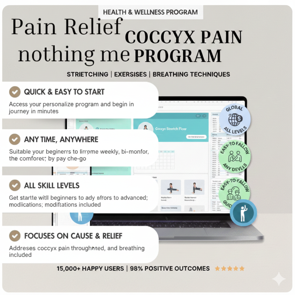 60 Day Coccyx & Tail Bone Relief Program