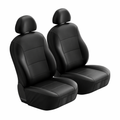 Neoprene Universal Front Seat Covers – Black Waterproof Car Seat Protectors (Front Pair)